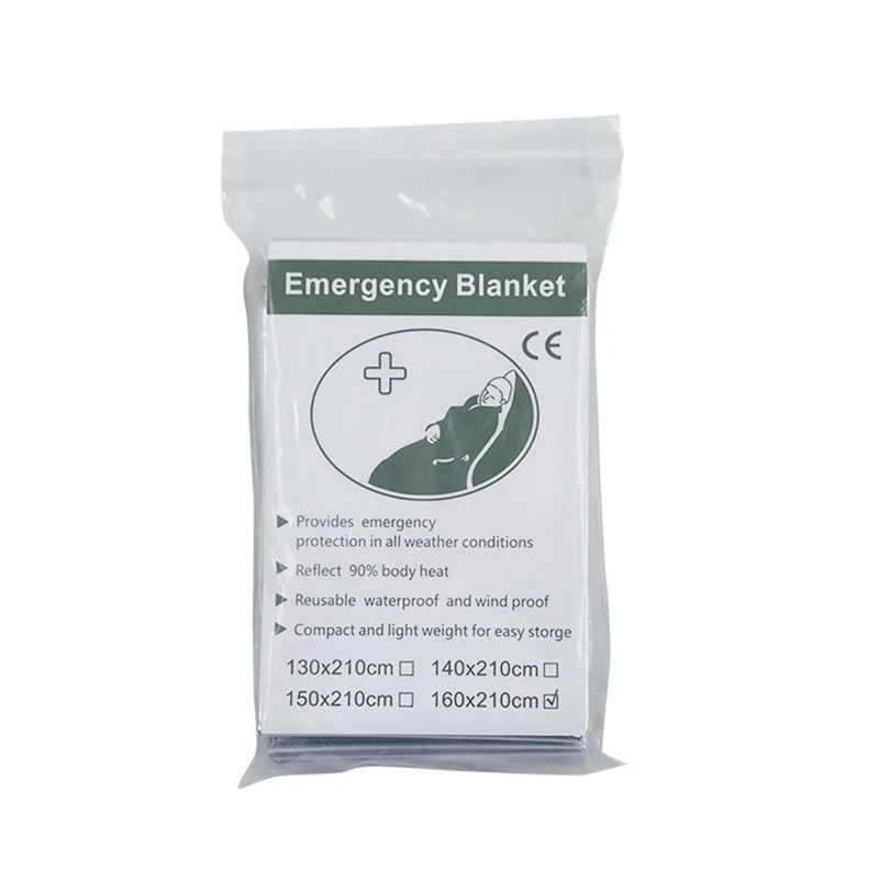 Rescue Emergency Blanket Space Thermal Survival Blanket Warm Blanket Thermal Insulation Sleeping Blanket