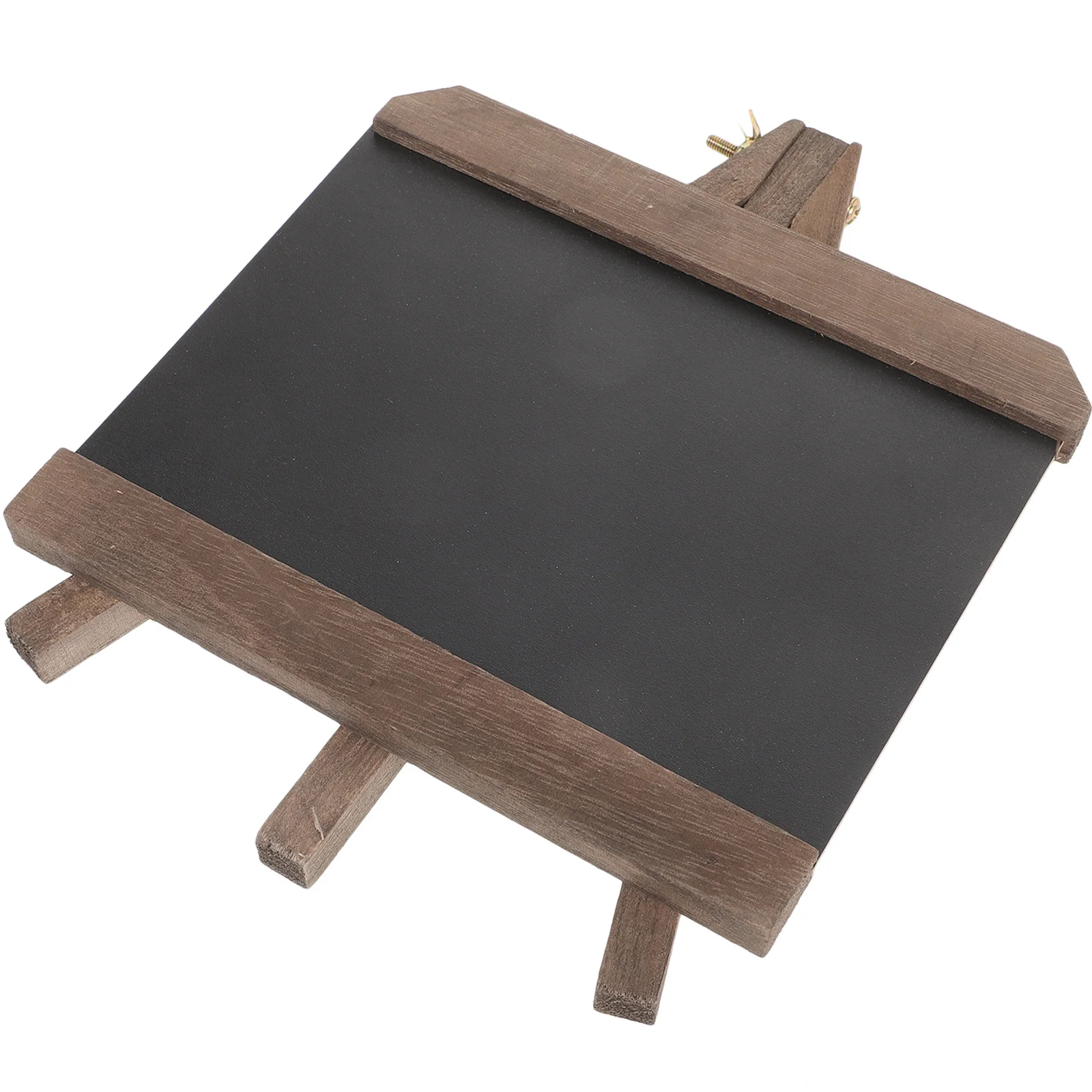 علامة مذكرة صغيرة لسطح المكتب على شكل سبورة عتيقة لديكور سطح الطاولة وحامل خشبي مثالي لمناسبات أعياد الميلاد وحفلات الزفاف