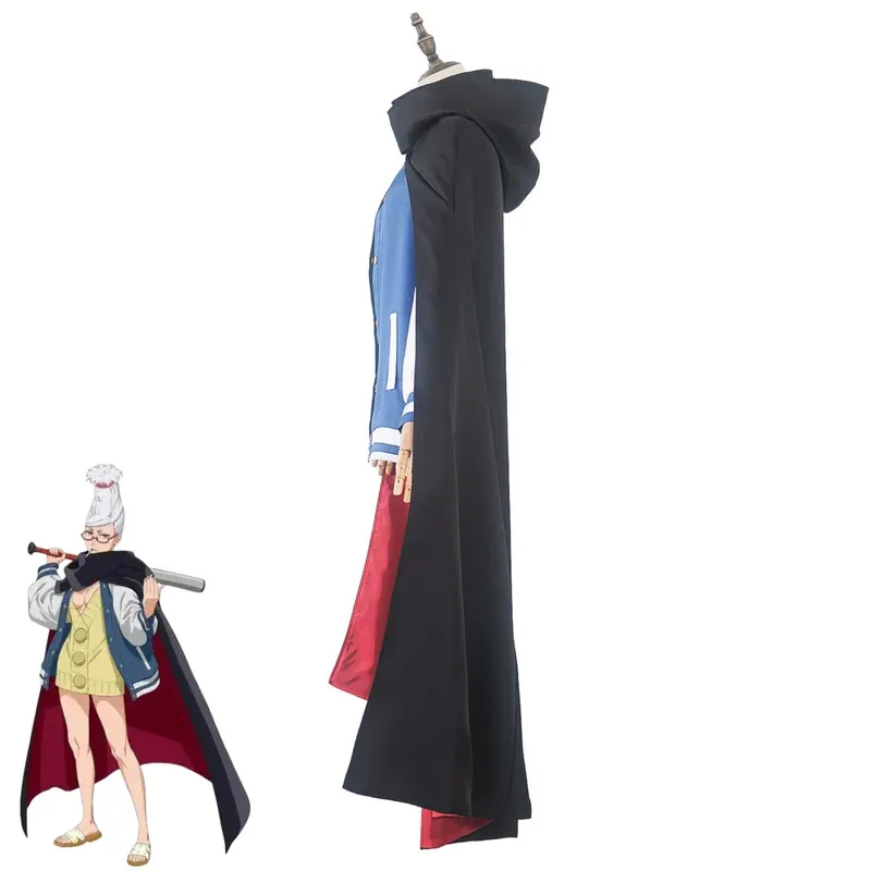 

Аниме Da Dan Ayase Seiko Косплей Костюм Dandadan Плащ Бейсбольная куртка Униформа Парик для взрослых Женский сексуальный карнавальный костюм для вечеринки vl;6