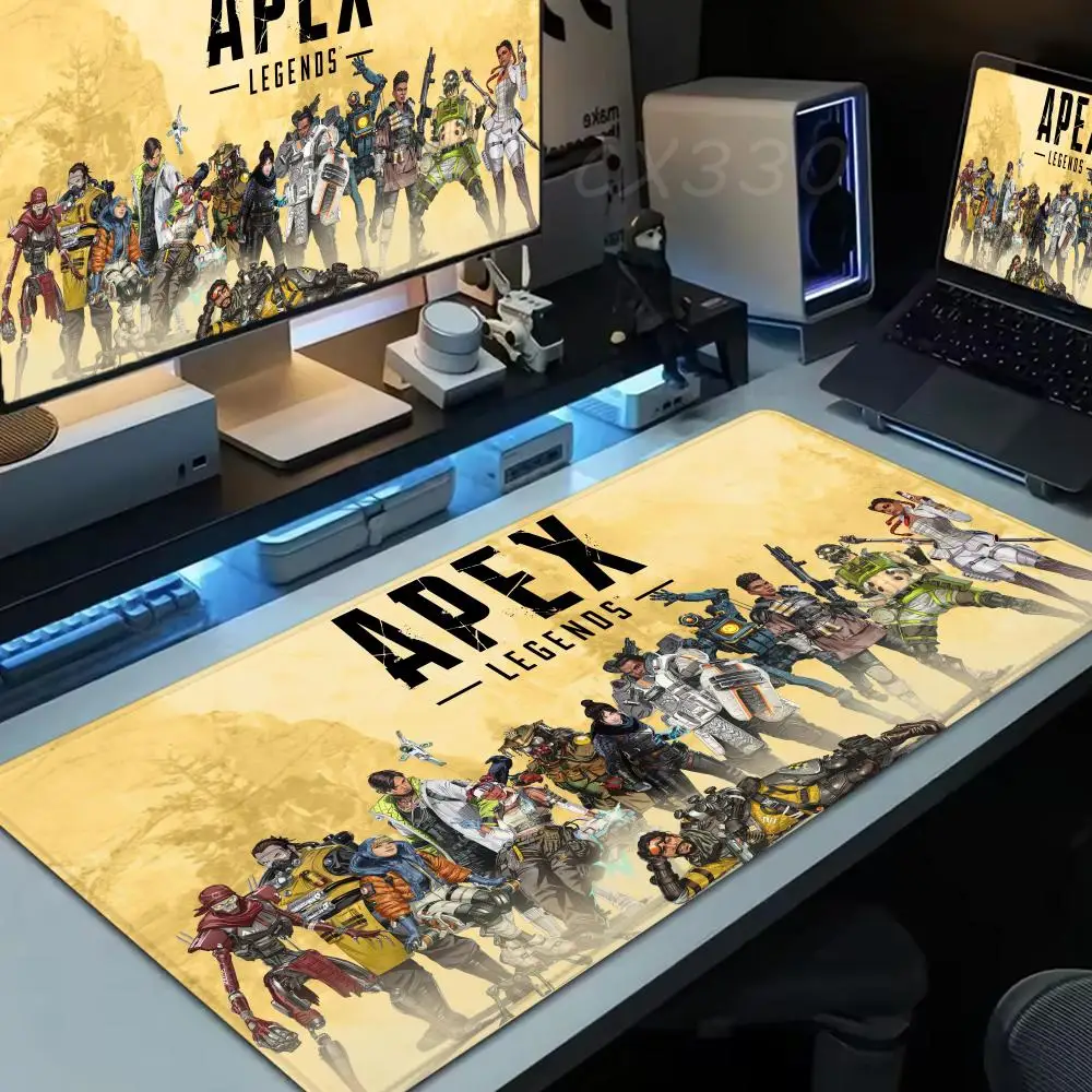 

Коврик для мыши Game Apex Legends, большой компьютерный коврик для мыши, офисный коврик 1000x500 мм XXL, нескользящий резиновый коврик для клавиатуры для ПК-геймеров