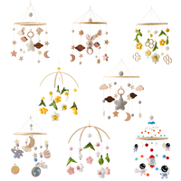 Baby Mobile Wooden 0-12 Months Rattle Toys On The Bed Newborn Crib mobile With Music Box Bed Bell Hanging Toys Crib Bracket