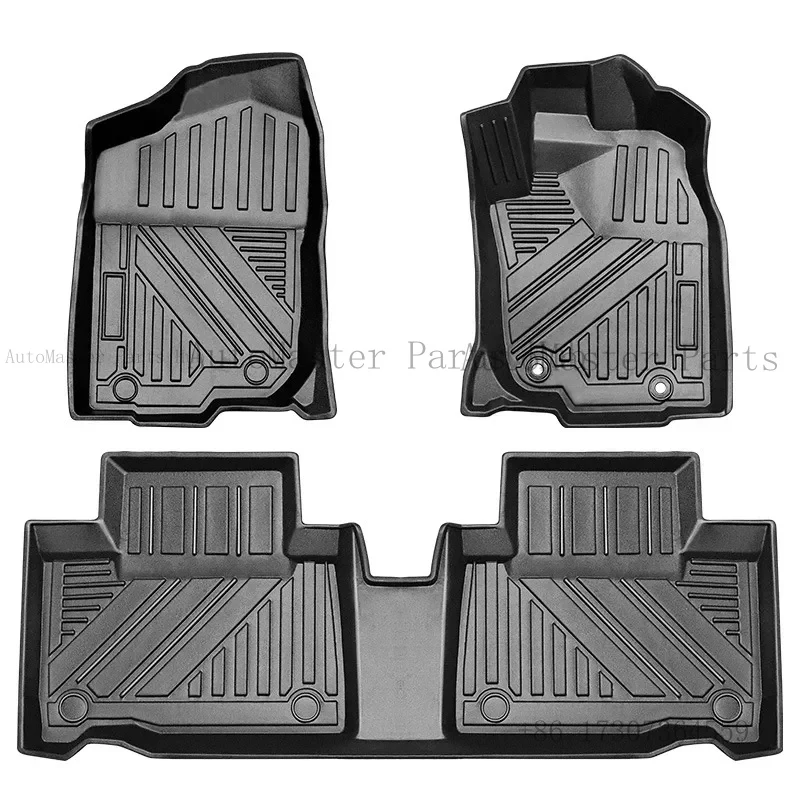 Right-Hand Drive TPE 5mm Thick  Punched Car Floor Mats Environmentally Friendly Odorless