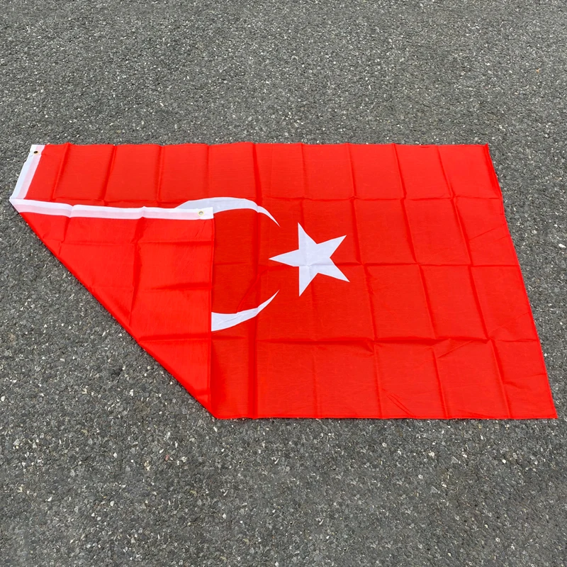 aerlxembrae  flag TURKEY FLAG 3FT X 5FT FLAGS TURKISH 90x150cm Hanging National flag Turkey