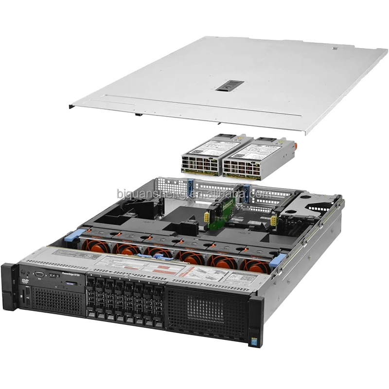 Servidor usado De Ll EMC PowerEdge R630 R730 R730xd De Ll Servidor en rack R730 con Intel Xeon E5-2640 V2 2,0 GHz
