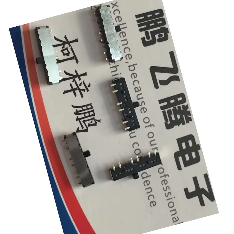 5pcs/lots Imported Japan ALPS SSSS821801 Miniature Toggle Switch 6 feet 2 positions SMD Slide Push Switch