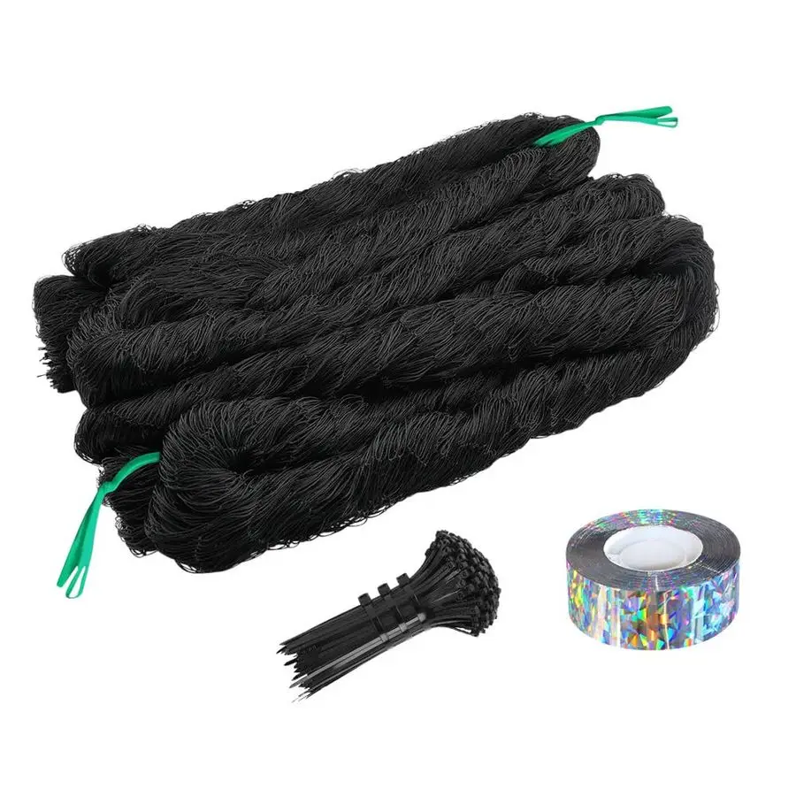 

Сетка садовая, 50 x 50 футов, усиленная, многоразовая, защитная, для растений, фруктовых деревьев, овощей, от птиц