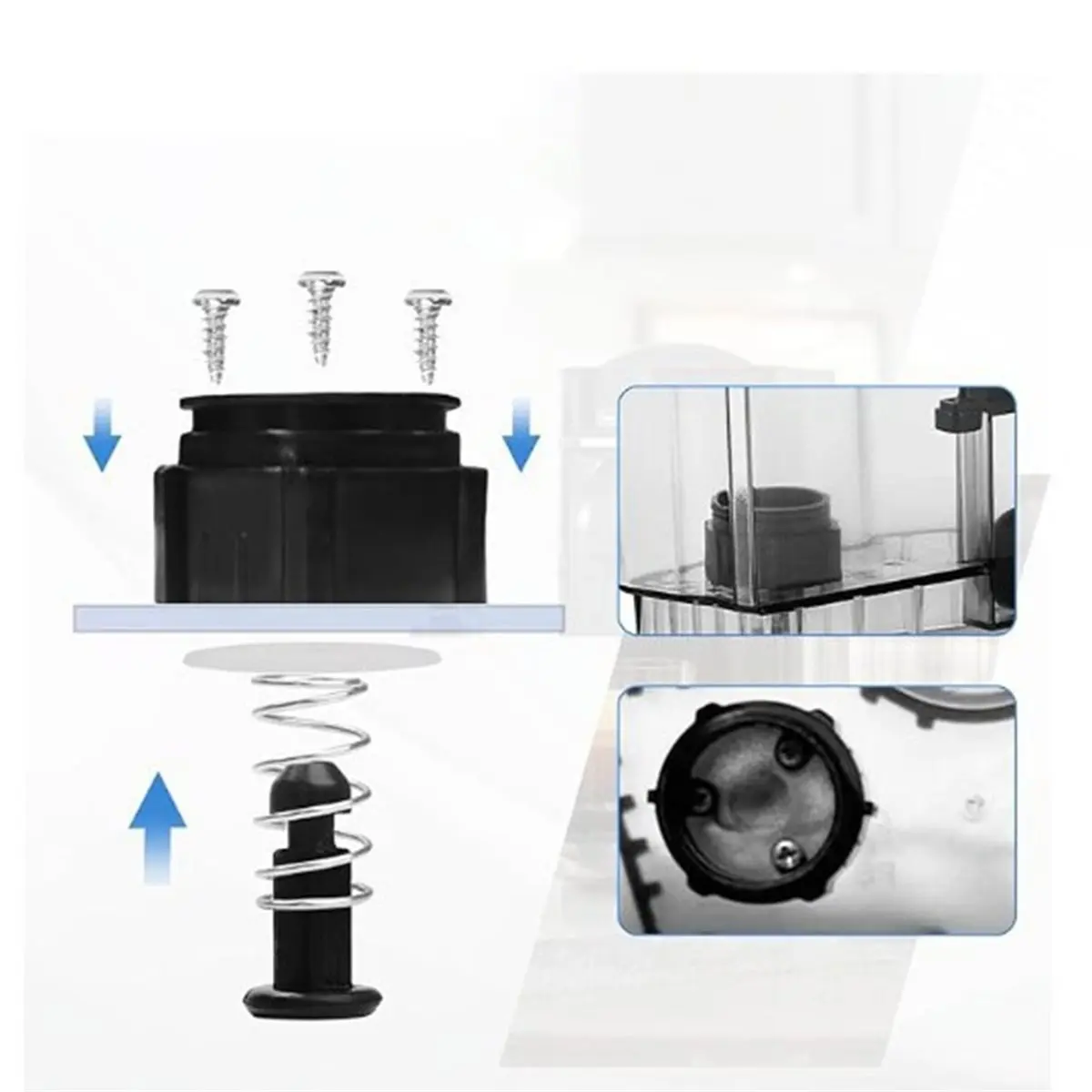Water Tank Connector Blockage Accessory Screw Kit for Coffee Maker, for K40,K50,B40,B50 Brewing Systems