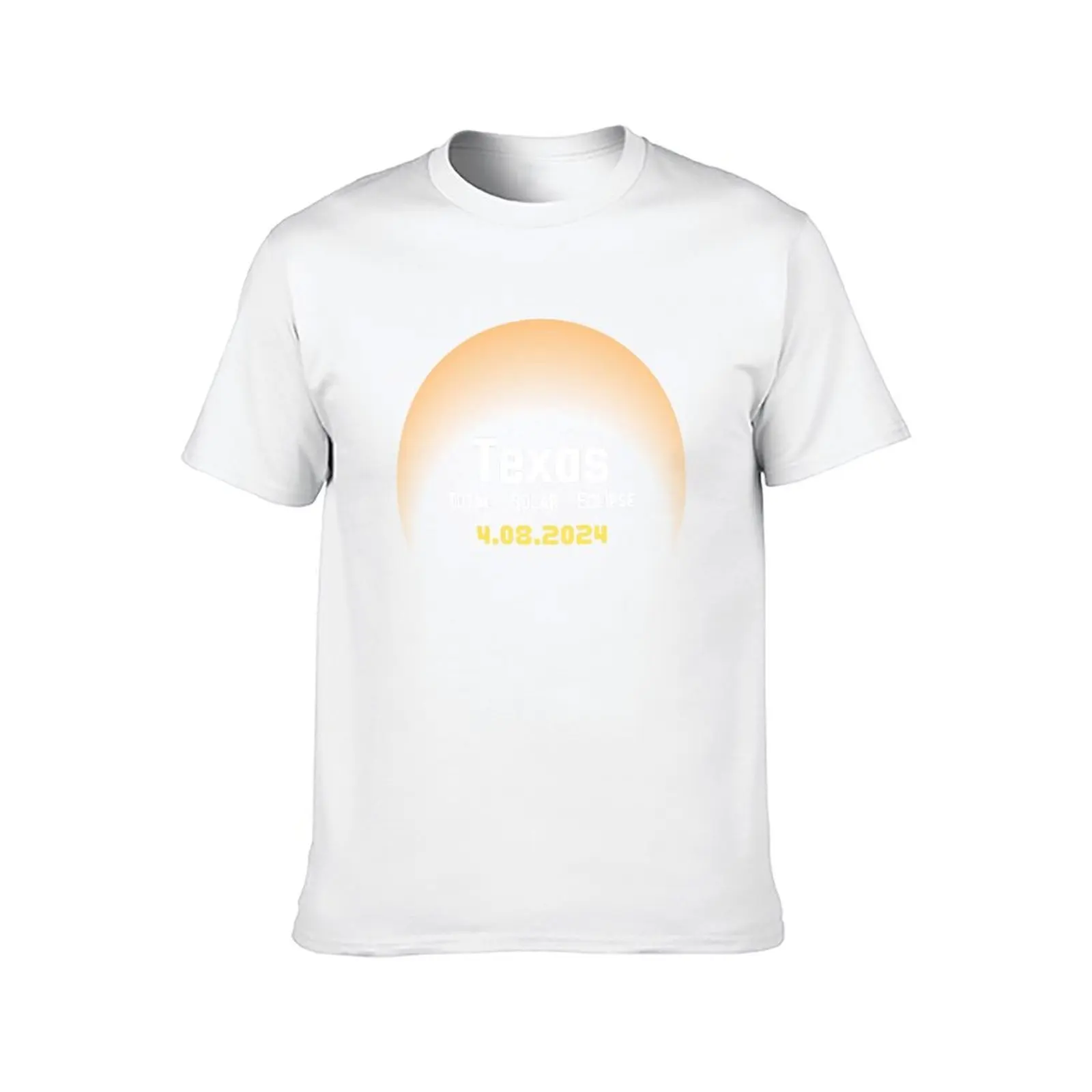 total solar eclipse 2024 texas T-Shirt t shirts for man slim fit t shirt man luxury T-Shirt