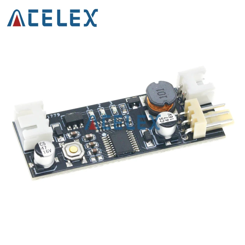 DC 12V PWM Speed Controller Fan Speed Governor 2-3 Wire Computer Temperature control Switch for PC CPU Cooler Fan Alarm