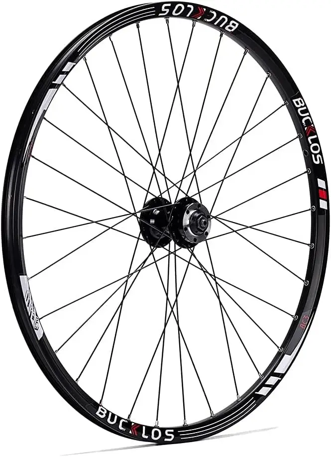 Mountain Bike Wheelset 26/27.5/29 Inch, Aluminum Alloy Rim 32H Disc Brake MTB Wheelset, Quick Release Front Rear Wheels