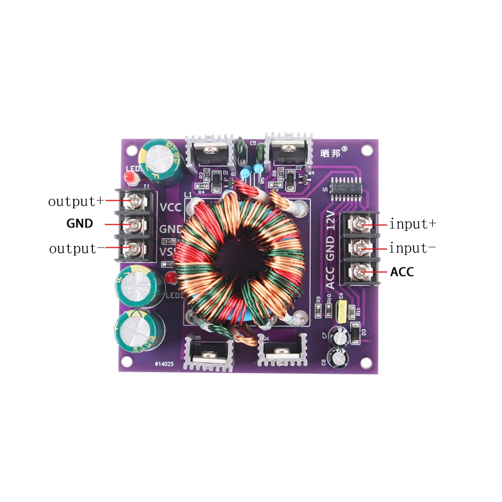 DC-DC convertitore DC12V a DC ± 24V modulo di alimentazione per stabilizzazione della tensione Step-Up amplificatore Audio per auto Boost doppia scheda di alimentazione