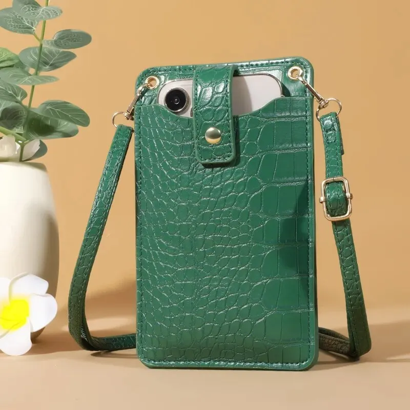 Damska Mini torba z PU skórzany portfel torba na ramię torba na ramię torba na telefon komórkowy — zdjęcie 7