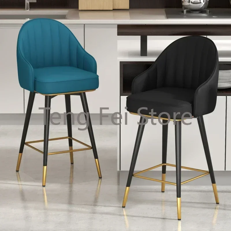 

Bancos Para Barra De Cocina Bar Chair Stools Modern Metal Kitchen Bar Chair Dining Island Counter Backrest Cadeira Furniture