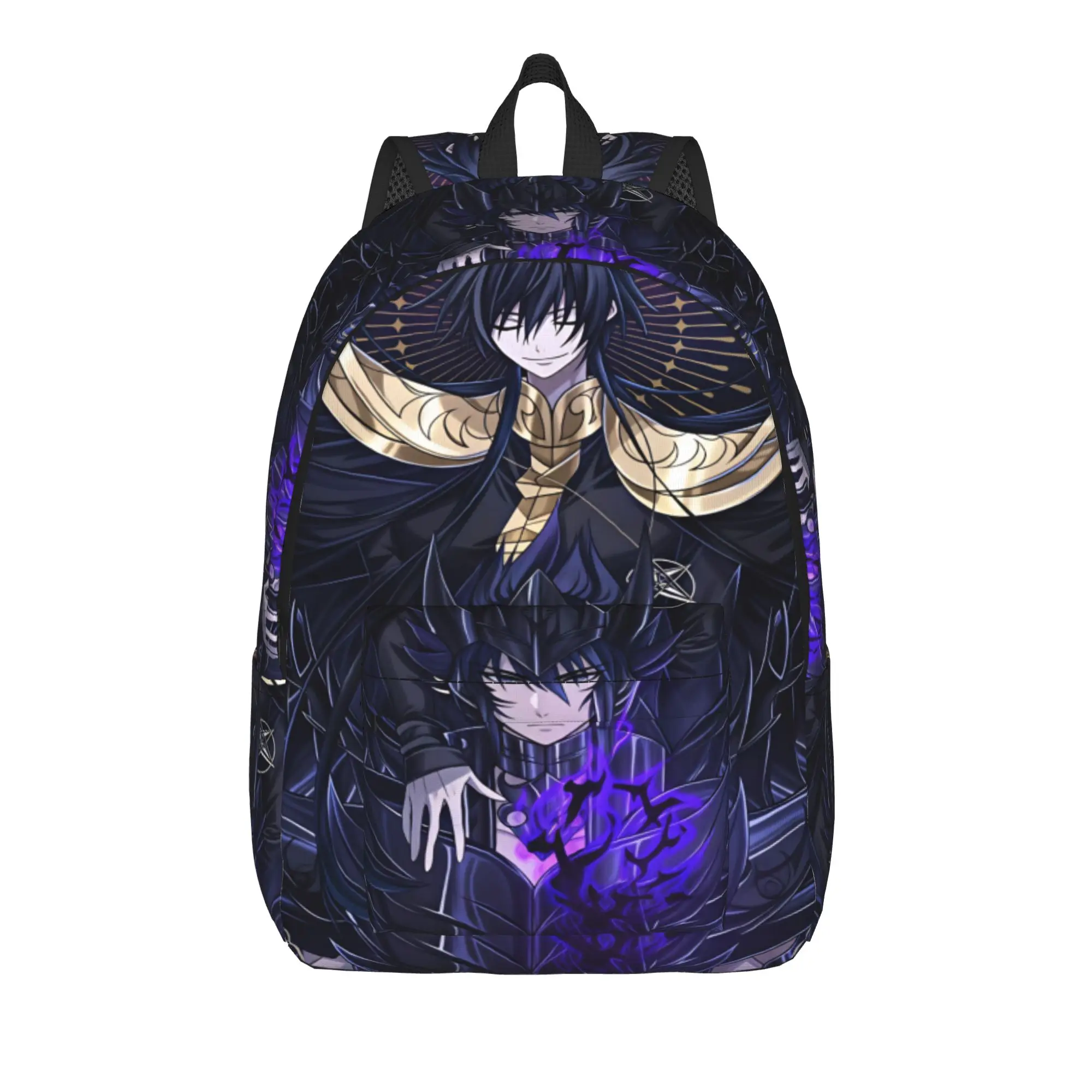 Saints Seiyas Gold Saints Backpack  Travel Backpacks Girl Pretty School Bags Designer Breathable Rucksack