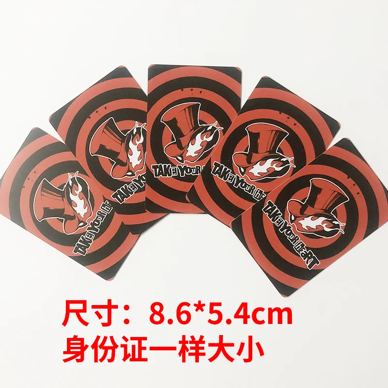 Anime Persona 5 Amamiya Ren Anne Takamaki Cosplay Cartoon Joker Paper Poker Desk Playing Cards Board Game Card Toys Collection