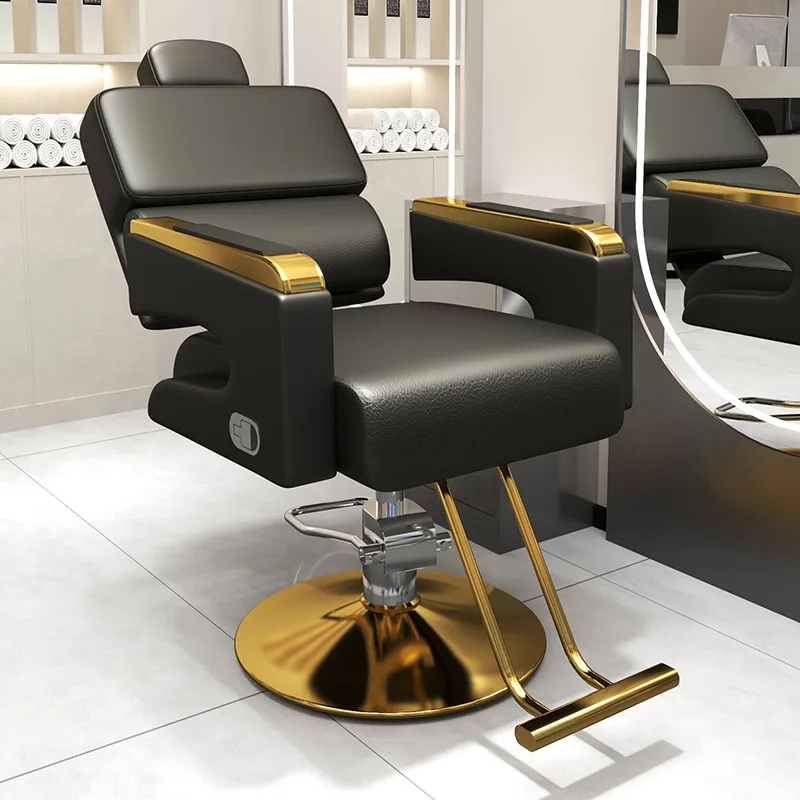 Unique Design Barber Chairs Premium Creative Nordic Minimalist Salon Chairs Space Saving Modern Friseurstuhl Salon Furniture