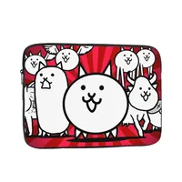 Nyanko Great War Battle Cats Notebook Laptop Bag Case 10 12 13 15 17 Inch Notebook Sleeve Cover Bag Tablet Shockproof Case Bag