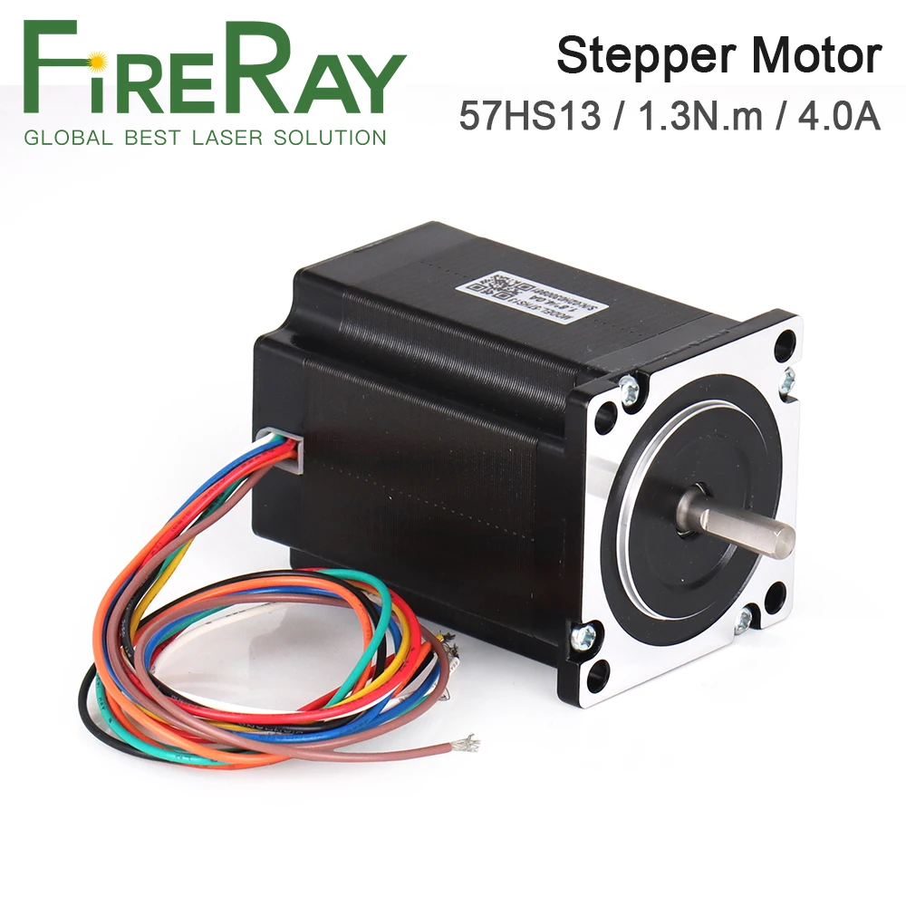 FireRay Leadshine 57HS13 Nema23 2Phase 8-Lead Stepper Motor 1.4N.m 4.0A للطابعة ثلاثية الأبعاد Co2 آلة القطع والنقش بالليزر