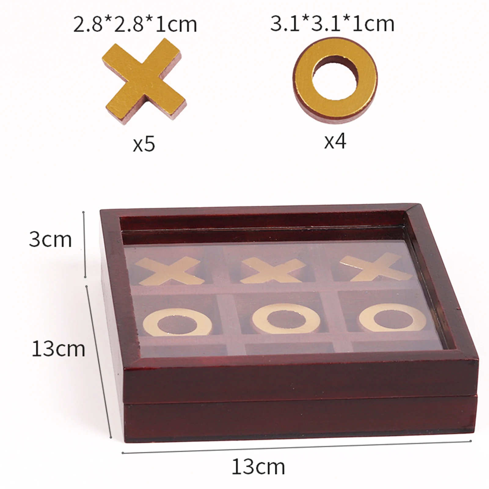 Jogo de tabuleiro de madeira brinquedos clamshell design brinquedos educativos precoces para crianças