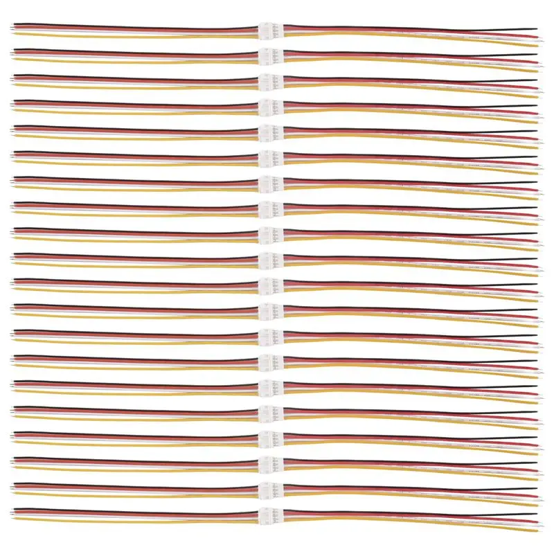 A25P 40PCS(20 Pairs) 2.0Mm 4 PIN Female Male Connection Plug With 15Cm Terminal Connector Wire Cable Compatible For JST PH