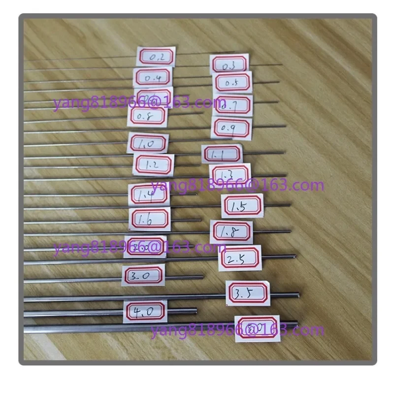 304 Stainless Steel Spring Bar Diameter 0.2 0.3 0.4 0.5 0.8 0.9 1 1.1 1.3 1.5 1.6 1.8 2-5mm Elastic Steel Wire Length 500mm