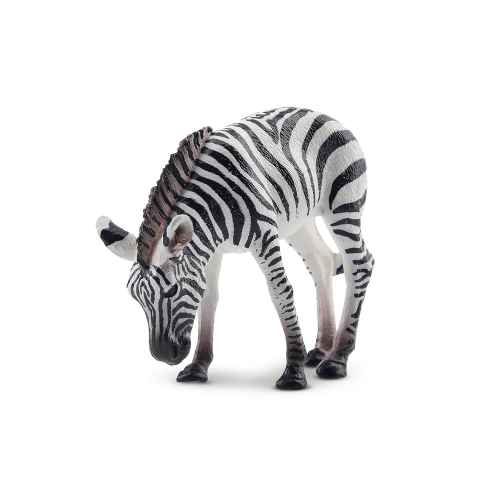 Toymany Symulacja Zebra Szczeniak Dzikie Zwierzę Model Zabawka Mini Figurki Lalki Figurki Akcji Zabawka Prezent dla Dzieci Dekoracja Tortu