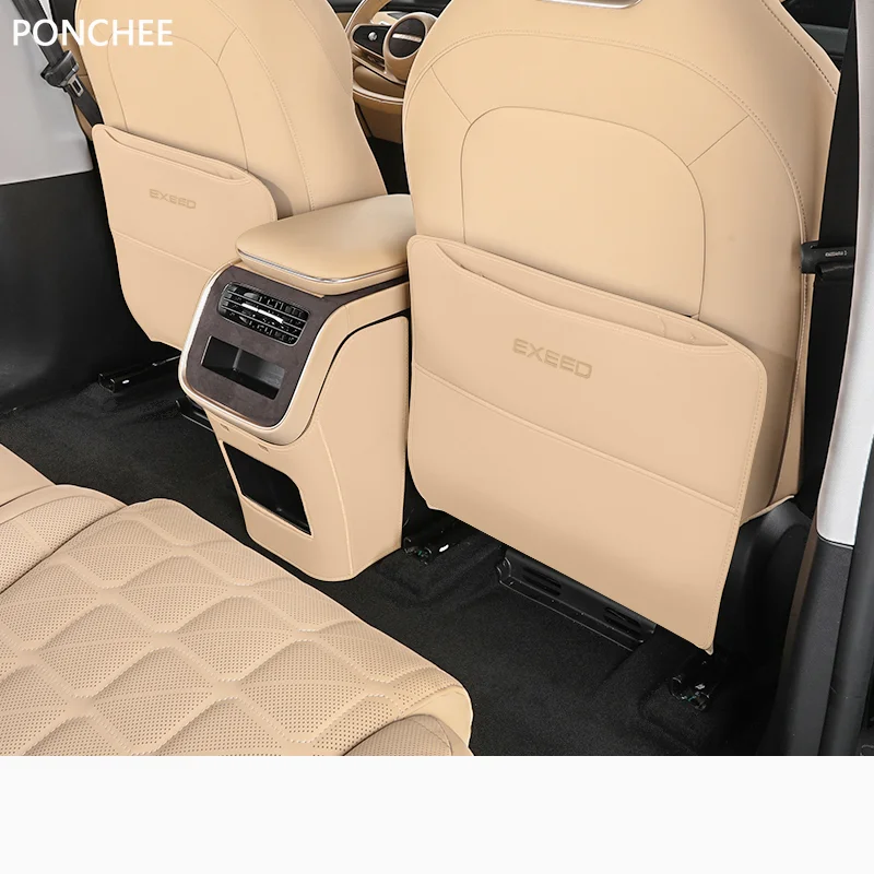 

For EXLANTIX ET EXEED STERRA ET 2024-2025 Seat Anti-kick Pad Rear Backrest Protection Pad Automobile Modification Supplies