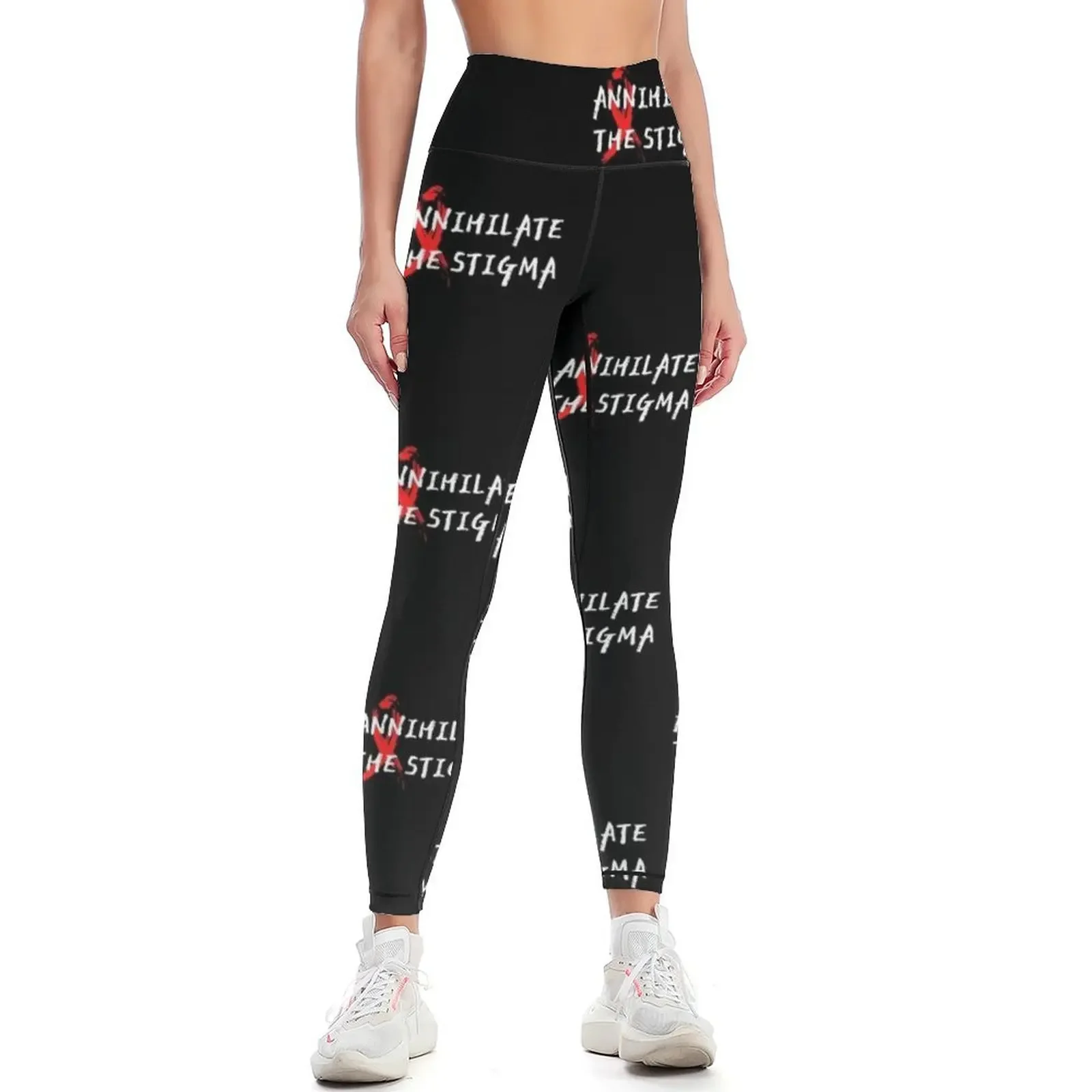 

Annihilate The Stigma AIDS/HIV Awareness Leggings Legging sport Clothing fitness flared sports for gym Womens Leggings