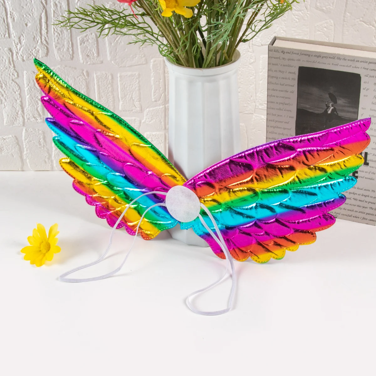 Unicorn Wings Girls Unicorn Theme Birthday Party Decorations Rainbow Unicornio Wing Christmas Party Prom Performance Cosplay