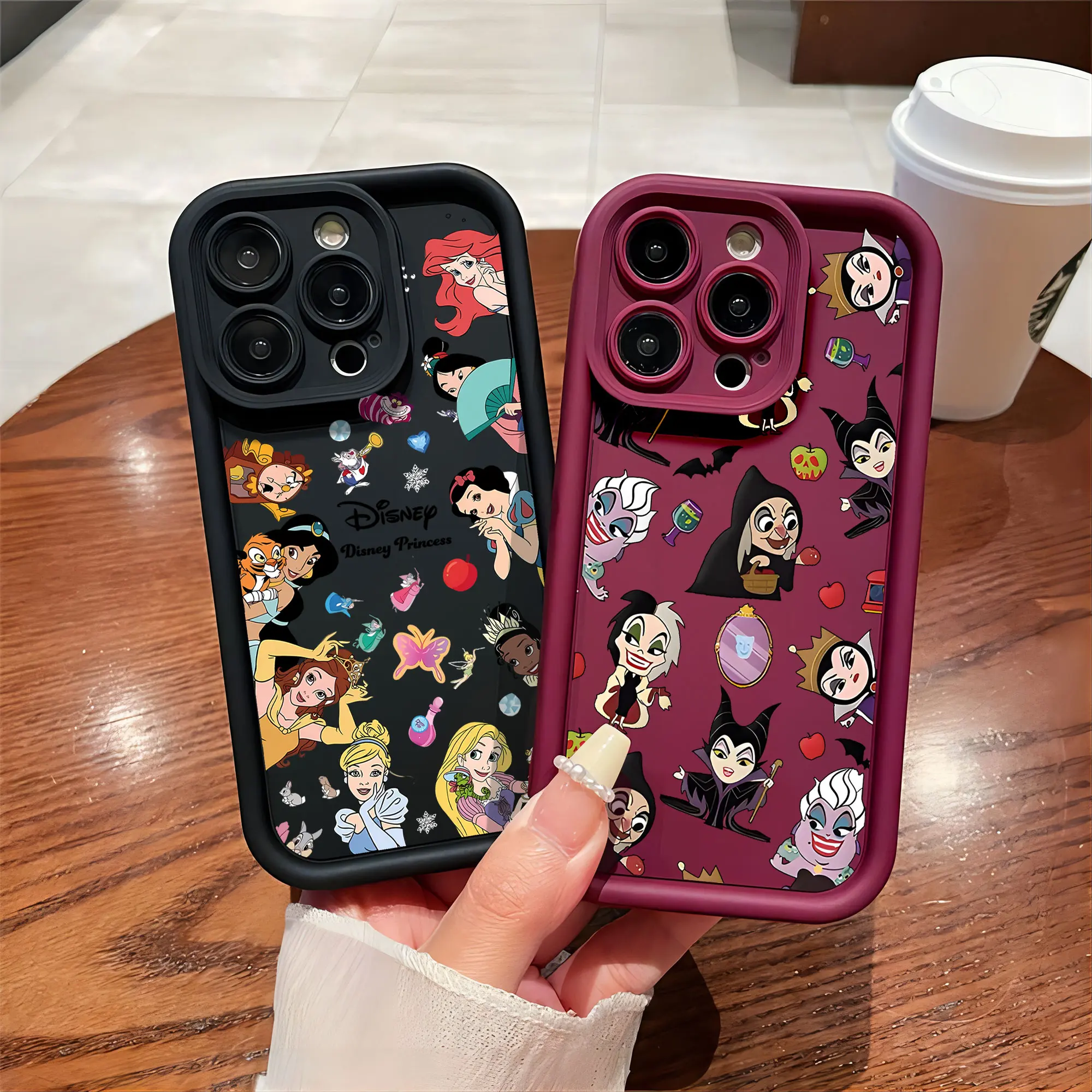 Etui na telefon Disneys Hot Princess Witch do Xiaomi Redmi 9A 9C 10 10C 12 12C K30 K40 K50 Note 10 11 12 13 Pro 5G Cover