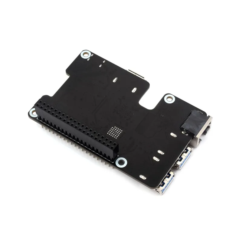 Tarjeta de expansión PCIe a Gigabit Ethernet Gen1, diseñada en base a PI5 para ampliar tres interfaces USB 3,2 de alta velocidad, plug and play