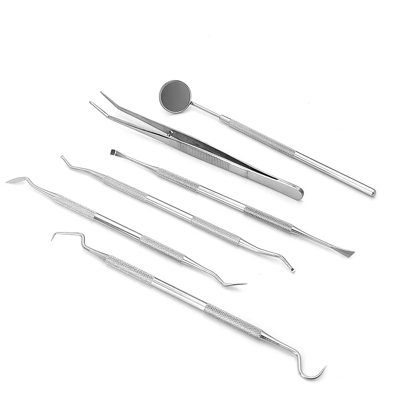 Dental Tools Mouth Mirror Kit Dentists Pick Oral Care Kit Plaque Tartar Remover Scaler Probe Dentist Tools Dentistry Instrument