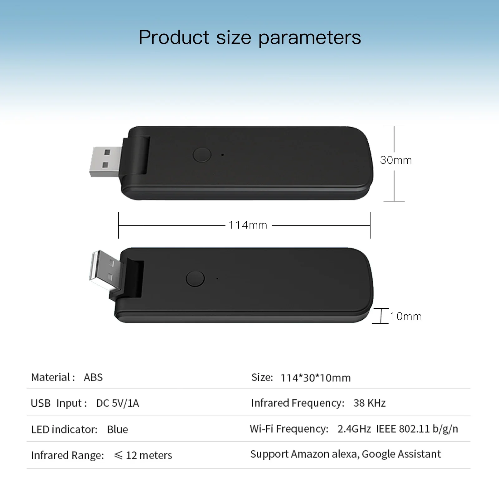 Moes Tuya Infrared WiFi Remote Controller Wireless USB IR+RF Rotate for TV Fan Switch Smart Home Automation Support Alexa