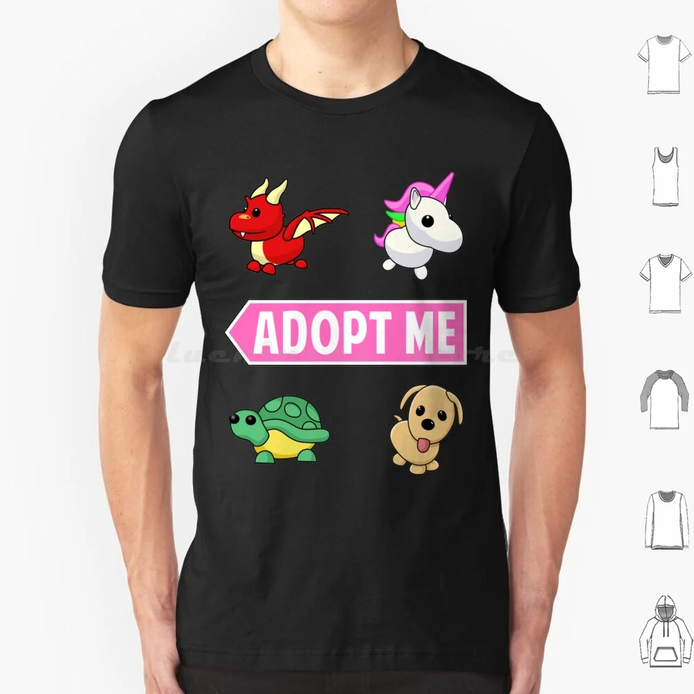 Cute Unikorn Kids Pets T Shirt Cotton Men Women Diy Print Oof Adopt Me Noob Gamer Meme Gamer Youtuber Gaming Slogoman Yeet