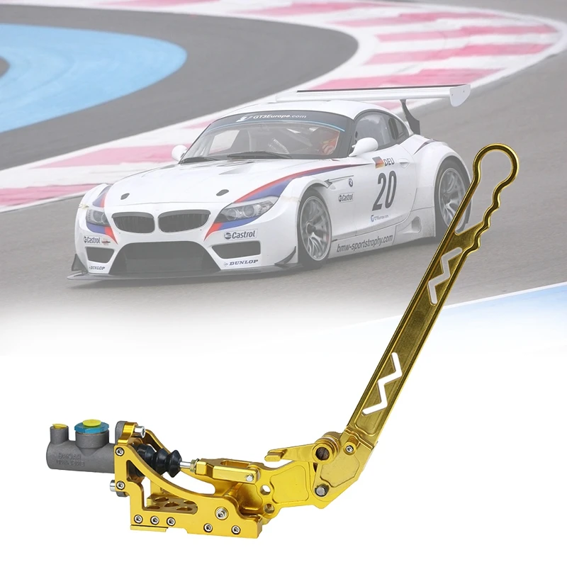 

Universal Car Gold Hydraulic Racing Hand E Brake Drift Rally Handbrake Aluminium Lever For-BMW HB05