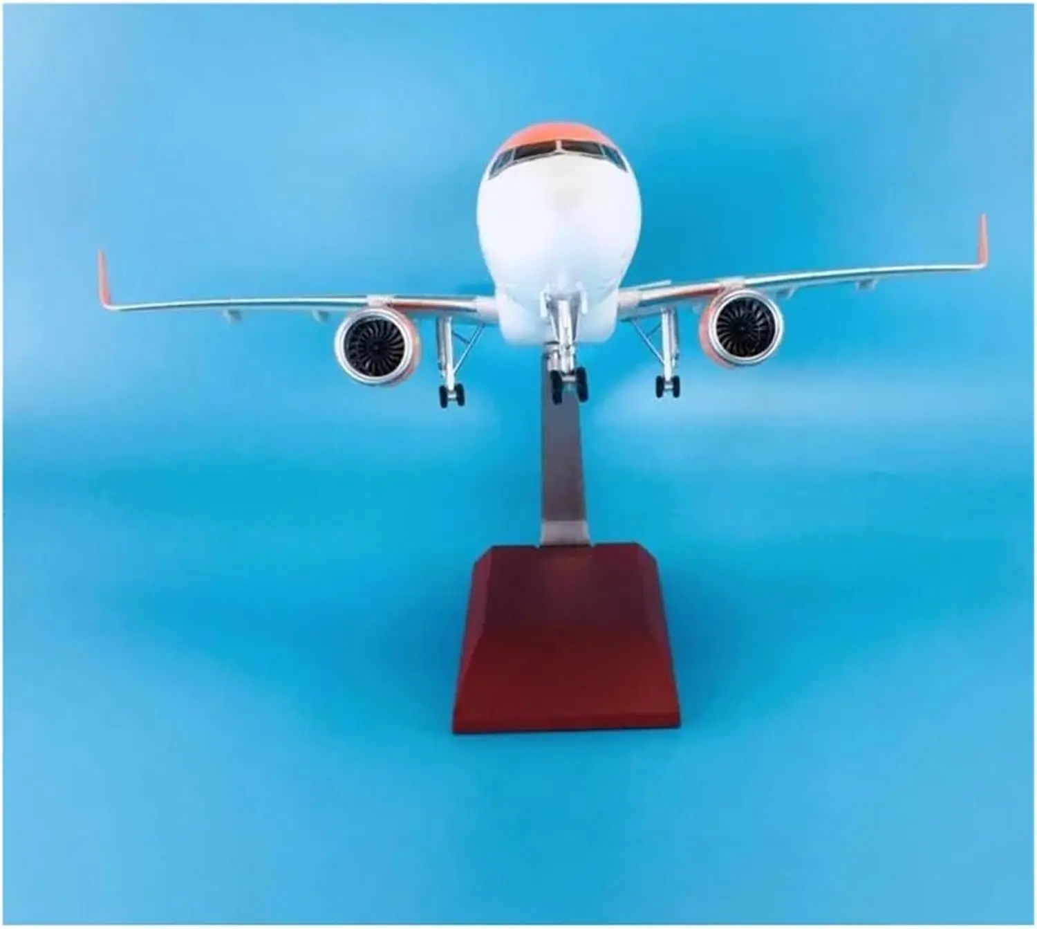 نموذج طائرة ثابتة 45 سنتيمتر 1:100 ل A321neo Easyjet نموذج طائرة ABS طائرة ثابتة مع عجلات و مصباح ليد هدية الأعمال