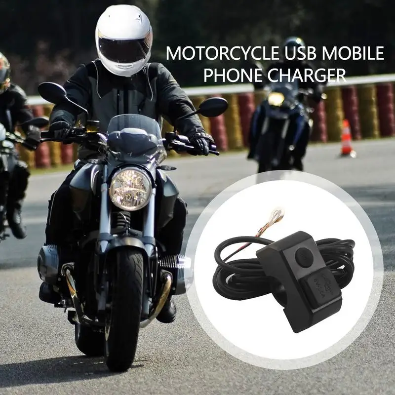 Cargador de teléfono impermeable para motocicleta, puerto Dual, 3A, carga rápida, tableta, GPS, USB