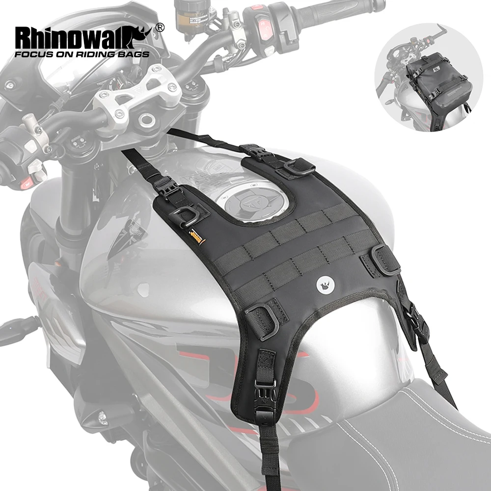 Rhinowalk Motorcycle Tank Bag Base Portable Motor Accessory Universal Motorcross Fuel Tank Kit Installation Motor Front Bag