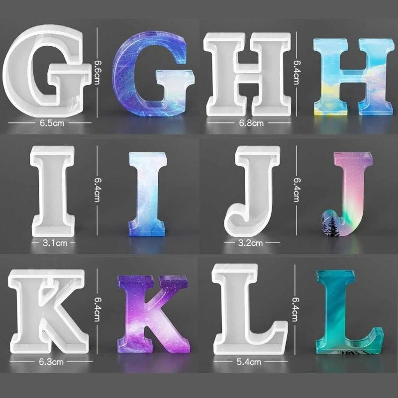 

Силиконовые формы для ключей, формы для подвесок, в форме букв, инструменты для ручного изготовления ювелирных изделий, формы