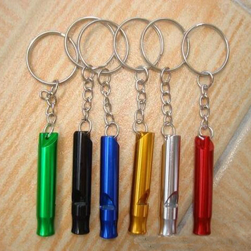 Multifunction Whistle Portable Emergency Whistle Keychain Team Gifts Camping Hiking Outdoor Tools Whistle Pendant Key Chains