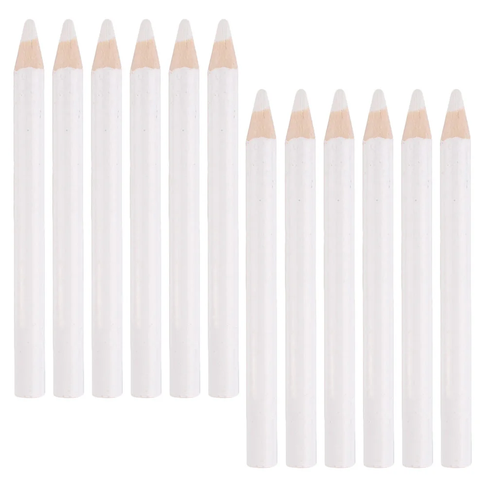 20 Pcs Nail Point Drill Pencil Manicure Tools Accessories Decorating Delicate White DIY Child