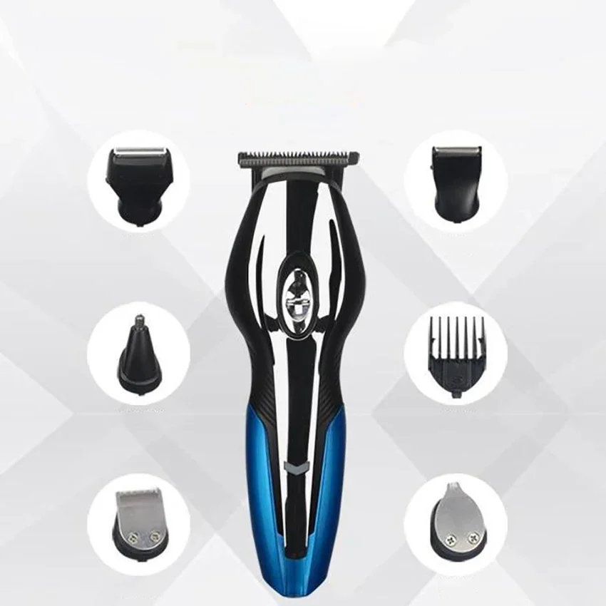 Elektrische Haar Clipper mit Cutter, Wiederaufladbare Cordless Haar Männer Haar Trimmer Rasierer Bart Trimmer Nase Haar Trimmer