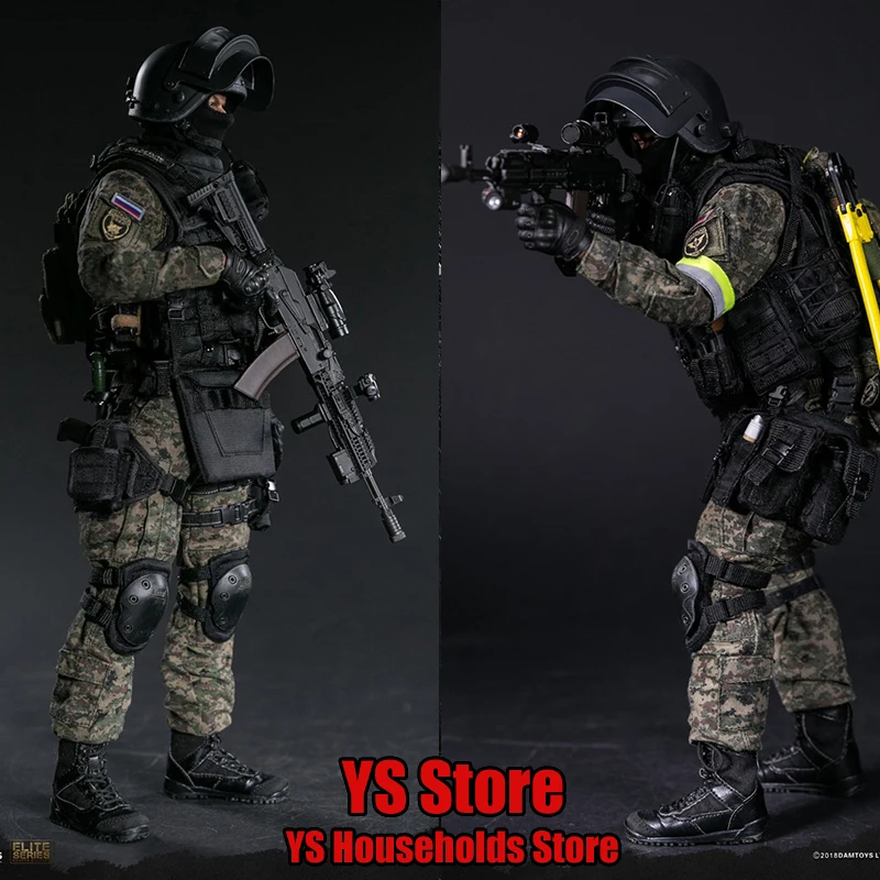 

Damtoys Dam78058 1/6 RUSSIAN SPETSNAZ MVD SOBR LYNX Movable Action Figure 12“ Full Set Model Toys Military Man Soldier Dolls