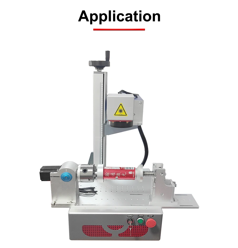 HUNST Drehachsen-3-Backen-Arbeitstischfutter D80A & Aktivierbarer Reitstock-Indexierkopf für CNC-Lasermarkier- und Graviermaschinen – Detail 15