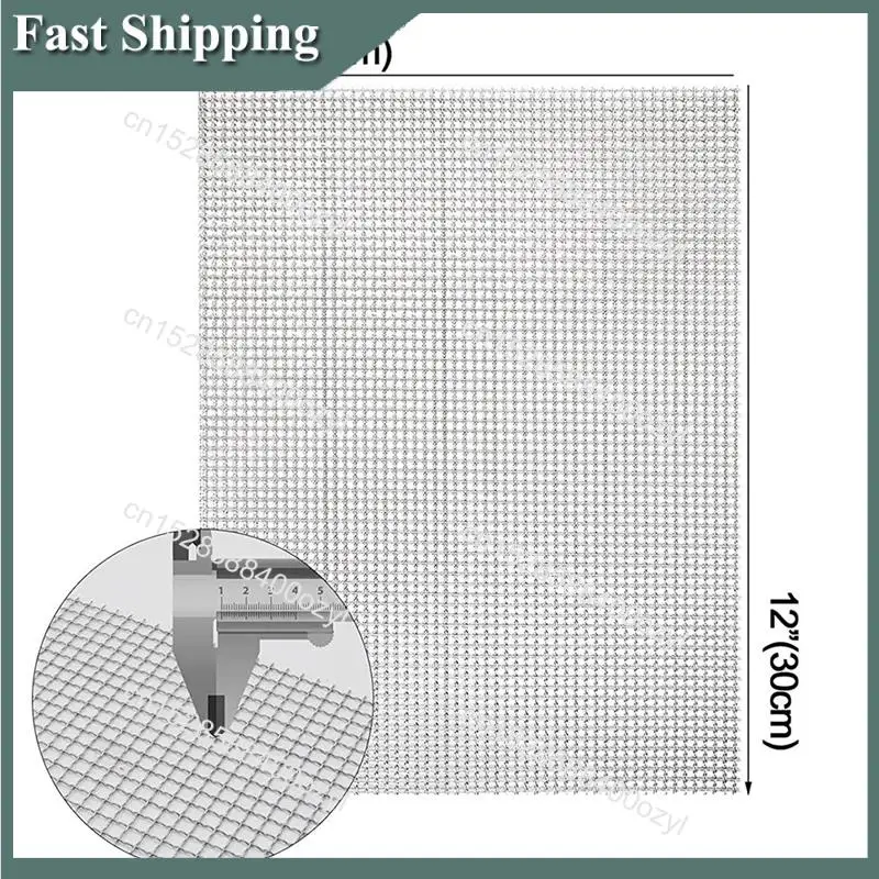 Agosto 4 peças 21cm x 30cm malha de arame resistente malha de metal folhas de malha de metal para projetos diy 304 aço inoxidável sem ferrugem malha scre