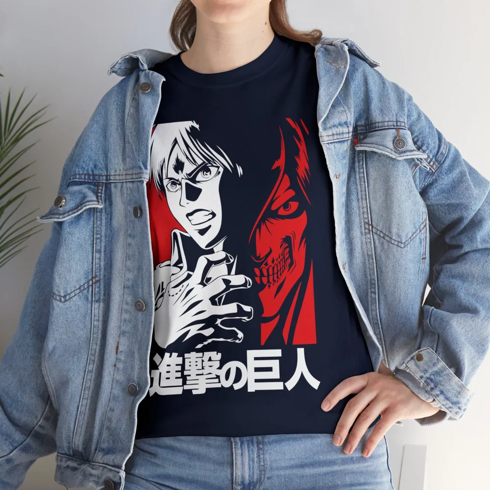 Eren T Shirt Attack on Titan Tee Manga Anime Clothing Japanese Cosplay tops Unisex Summer Short Sleeve