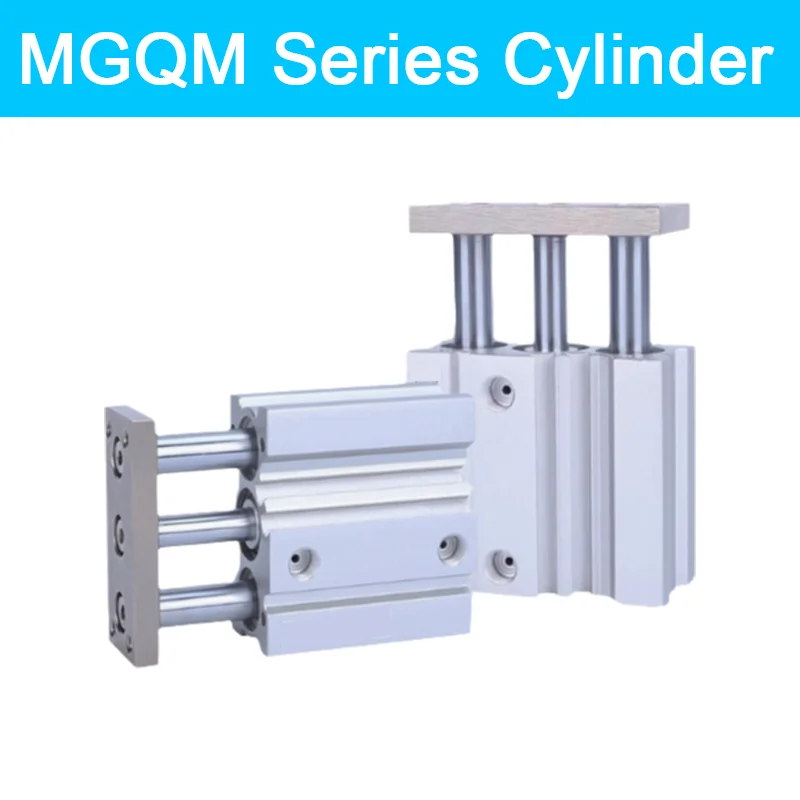 

Mgqm Cylinder SMC TYPE New Thin Cylinder with Guide Rod Mgqm12/16/20/25/32/40/50/63/80 Stroke 10-200mm