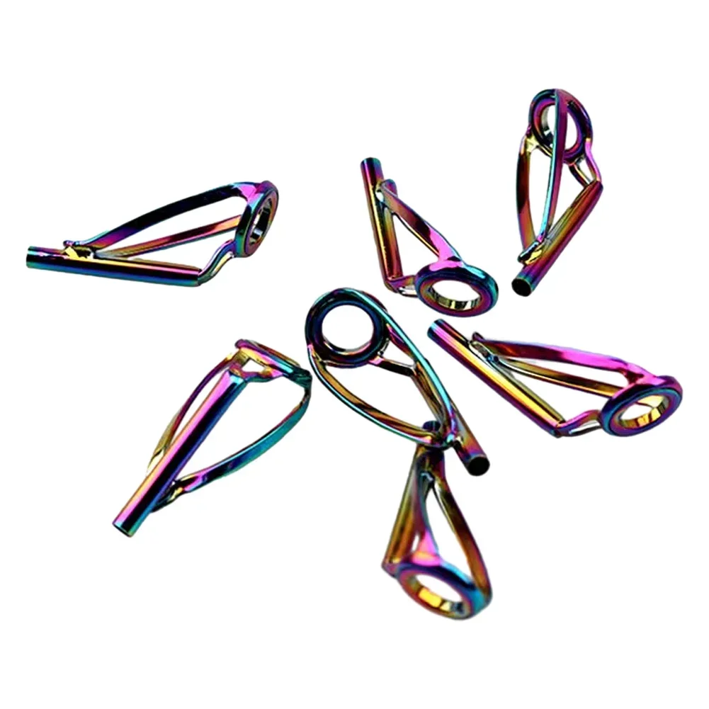 Guías superiores para caña de pescar, Kit de reparación de puntas superiores sin enredos, anillos para ojos de construcción de caña DIY, Guias de pesca, guías para caña canne a peche