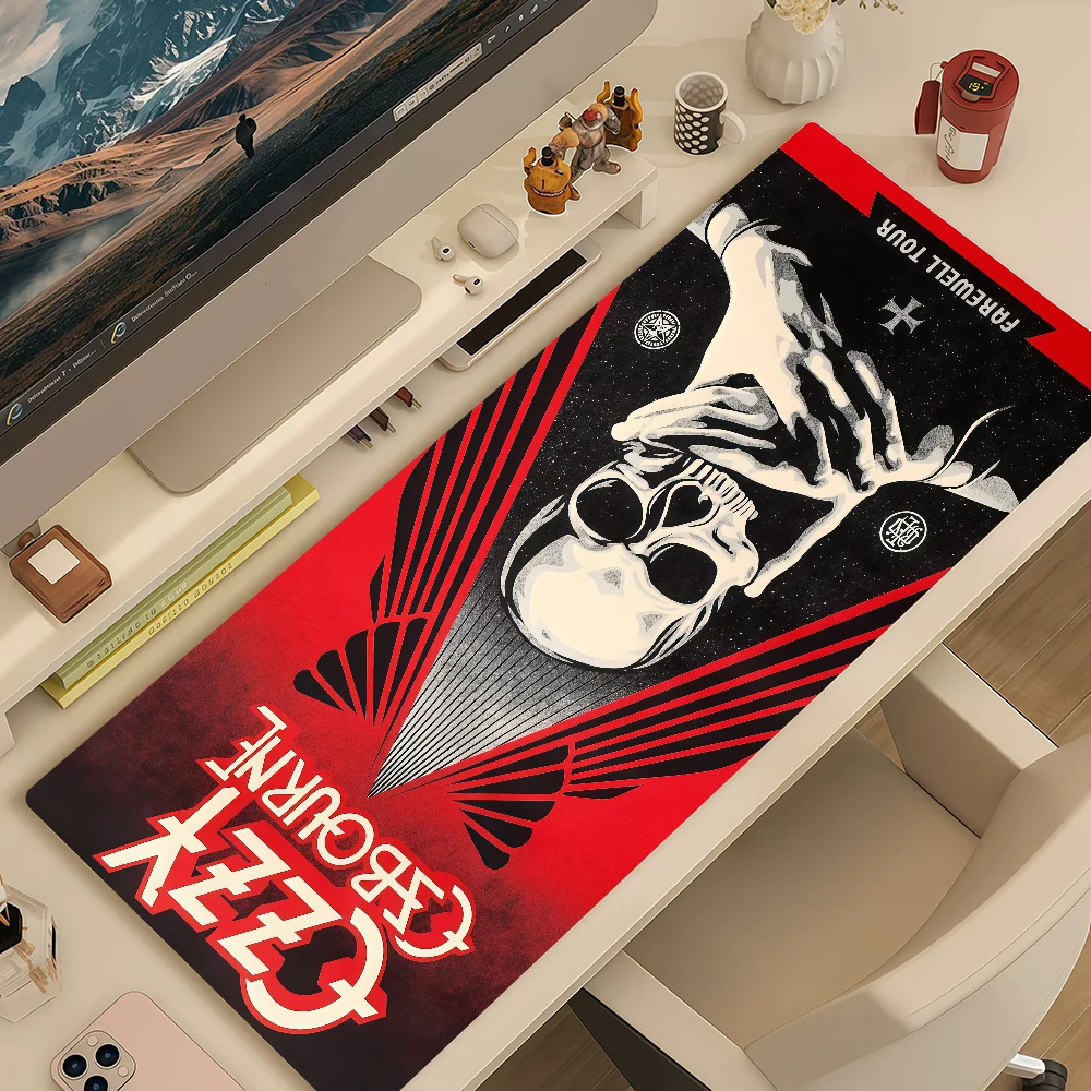 Mouse Pad MousePad Non-slip Singer Osbourne Lockedge Office Rock Student Gaming Heavy Thickened O-Ozzy Large Writing Pad Cushion