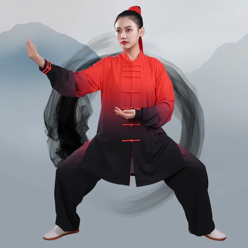 Uniforme de Kung Fu Ropa de Tai Chi Taijiquan Wushu Wing Chun Multicolor 2022 el gradiente transpirable